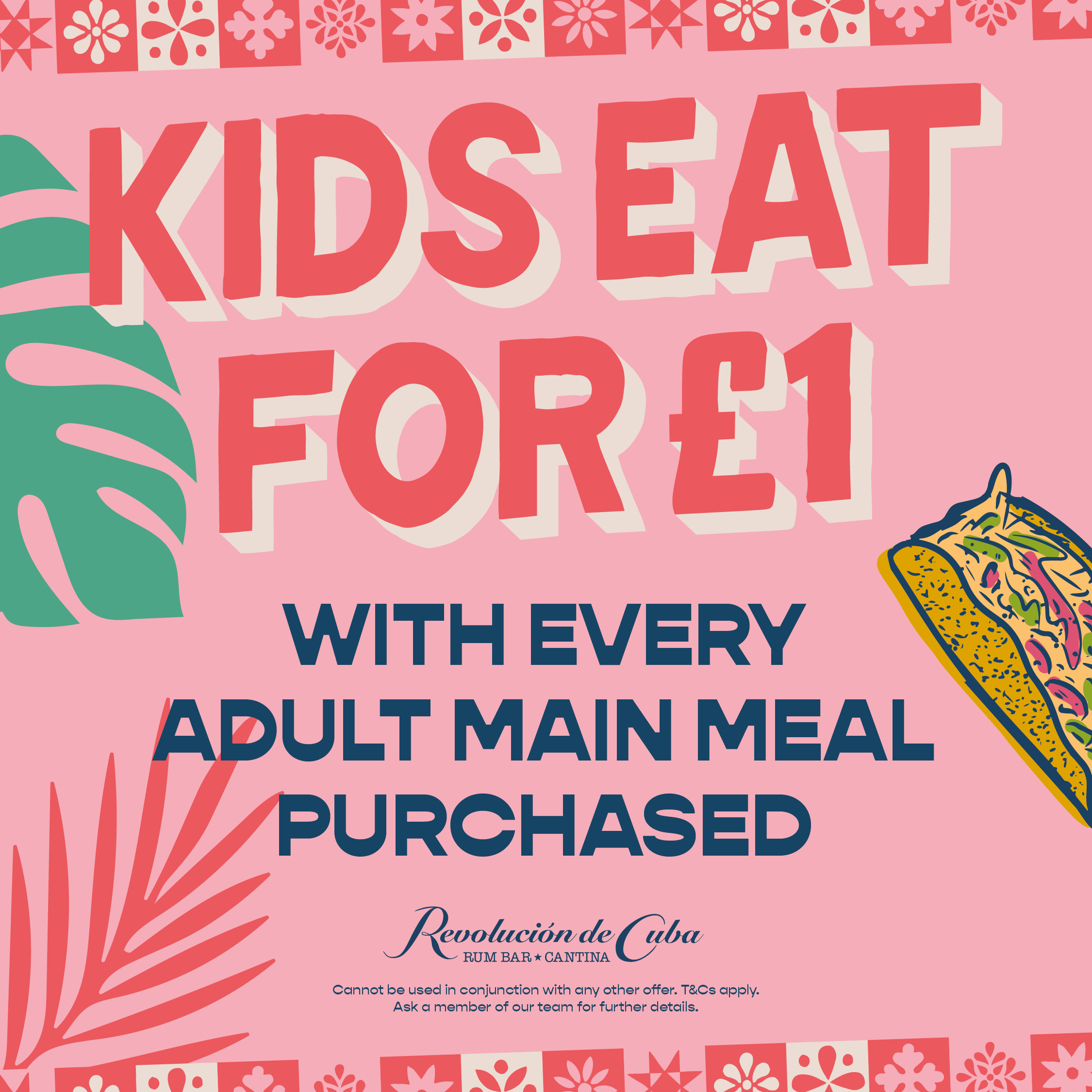 Kids Eat for £1!