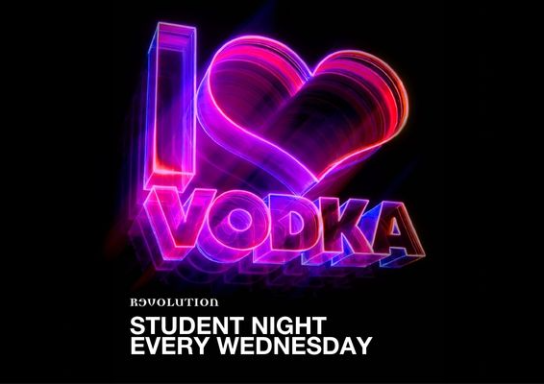 I LOVE VODKA – Student Night