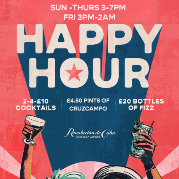 Friday Extended Happy Hour 