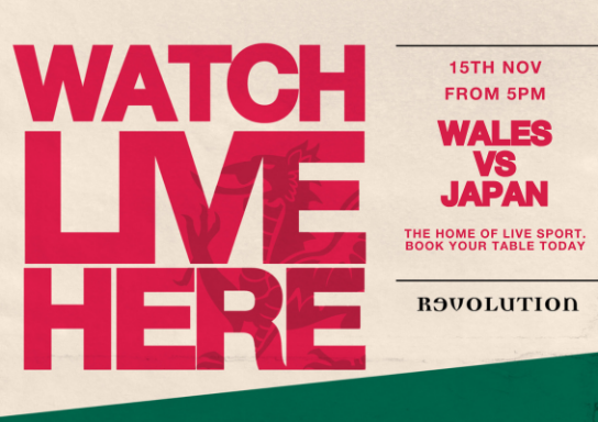 Wales v Japan Live - Autumn Internationals @ Principality Stadium