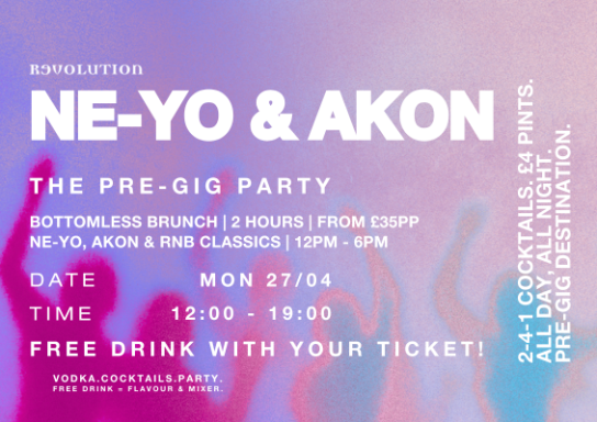 NE-YO & AKON PRE-GIG PARTY