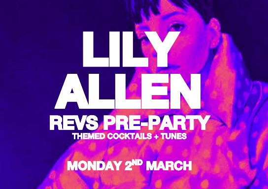 LILY ALLEN PRE-PARTY