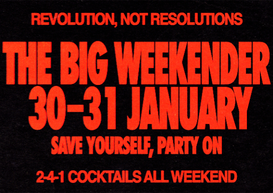 THE BIG WEEKENDER