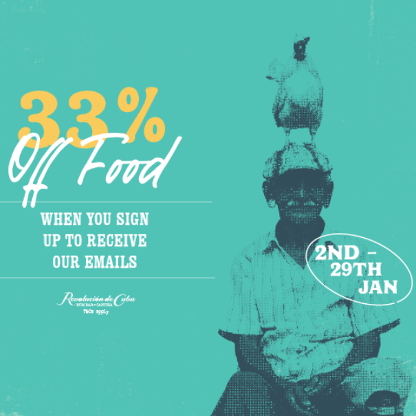 33% Off Food