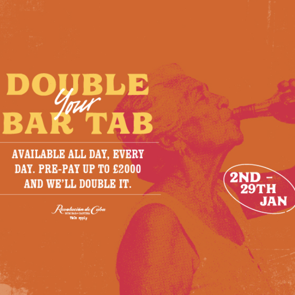 Double Your Bar Tab