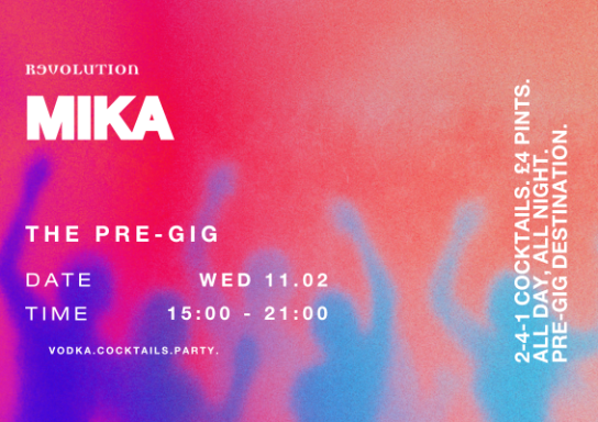 Mika Pre Gig