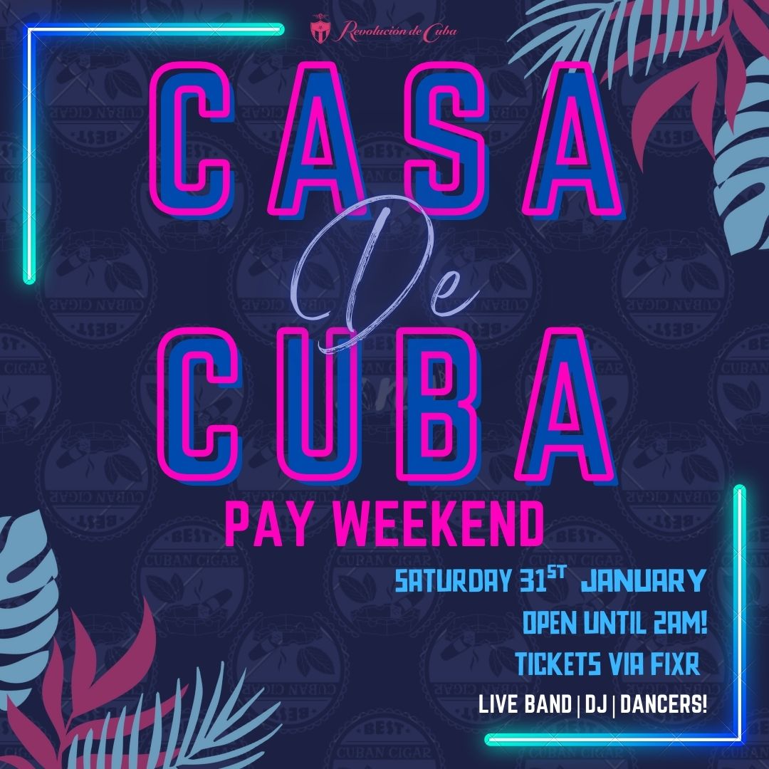 CASA de CUBA - PAY WEEKEND