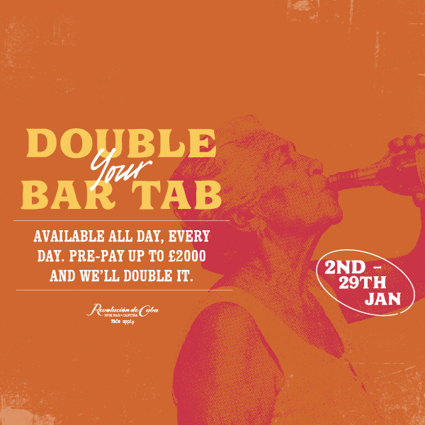 Double Your Bar Tab 