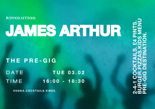 Pre-Gig Party! James Arthur