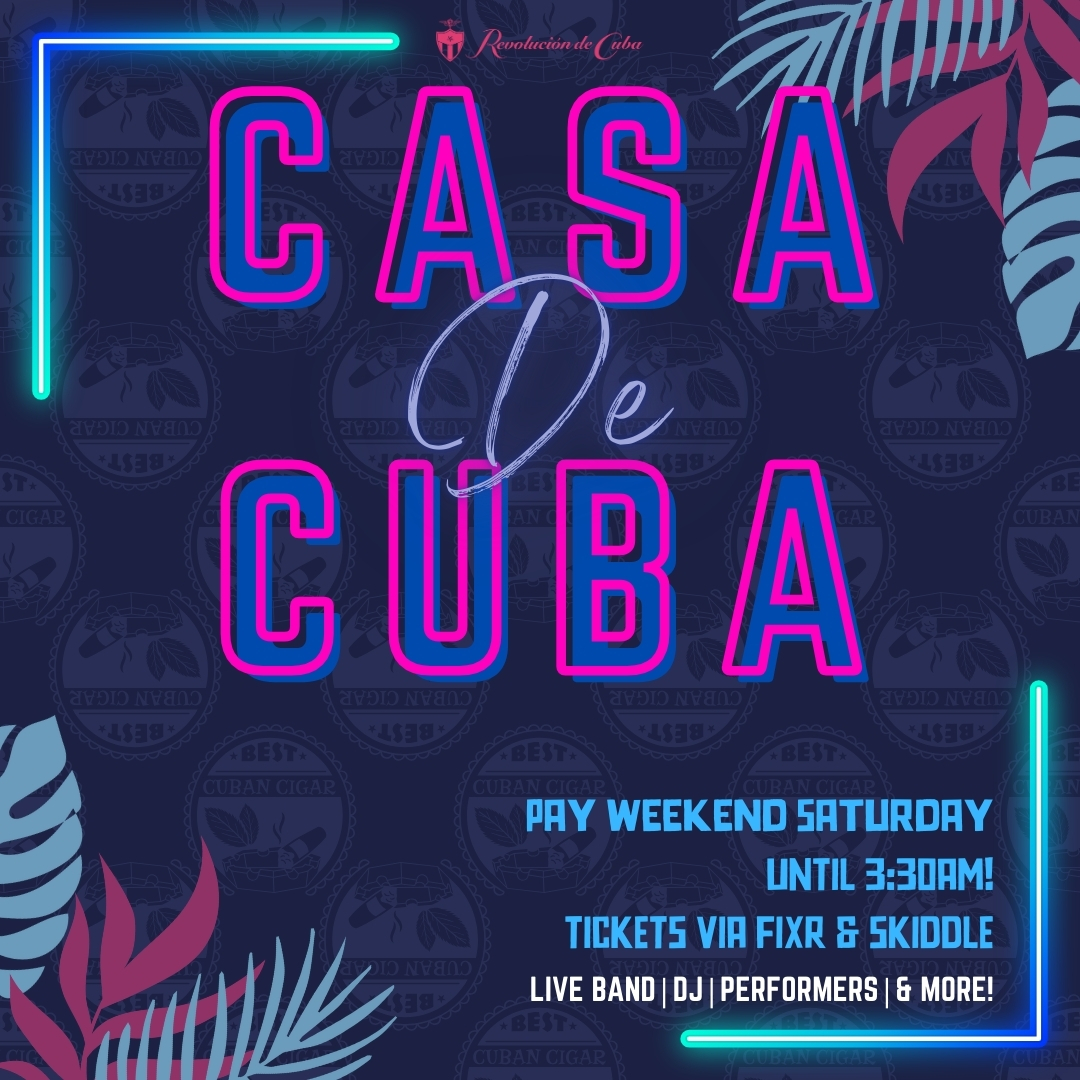 CASA de CUBA - PAY WEEKEND