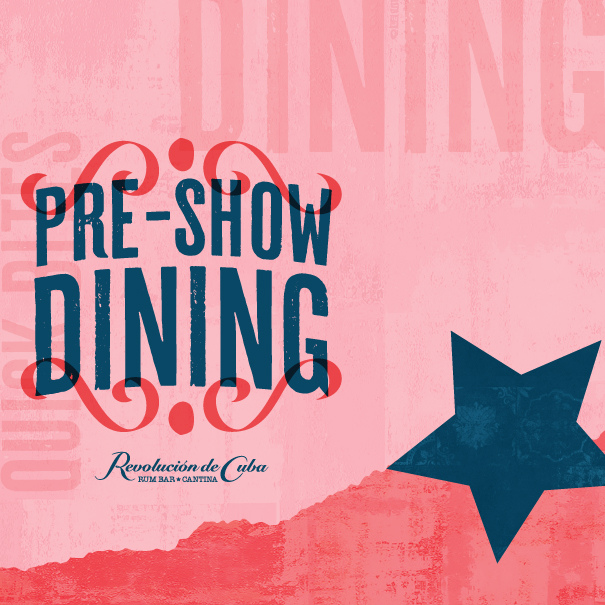 PRE SHOW 25% OFF DINING 
