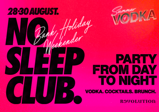 KICK UP THE 90S BANK HOLIDAY SUNDAY