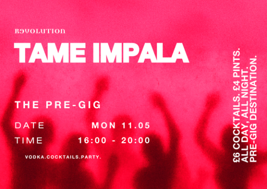 TAME IMPALA PRE-GIG PARTY